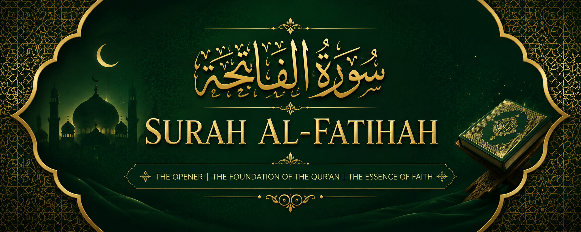 Surah Al-Fatihah with meaning (The Opening)