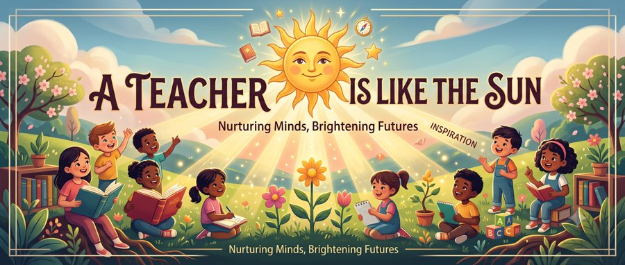 A Teacher Is Like the Sun