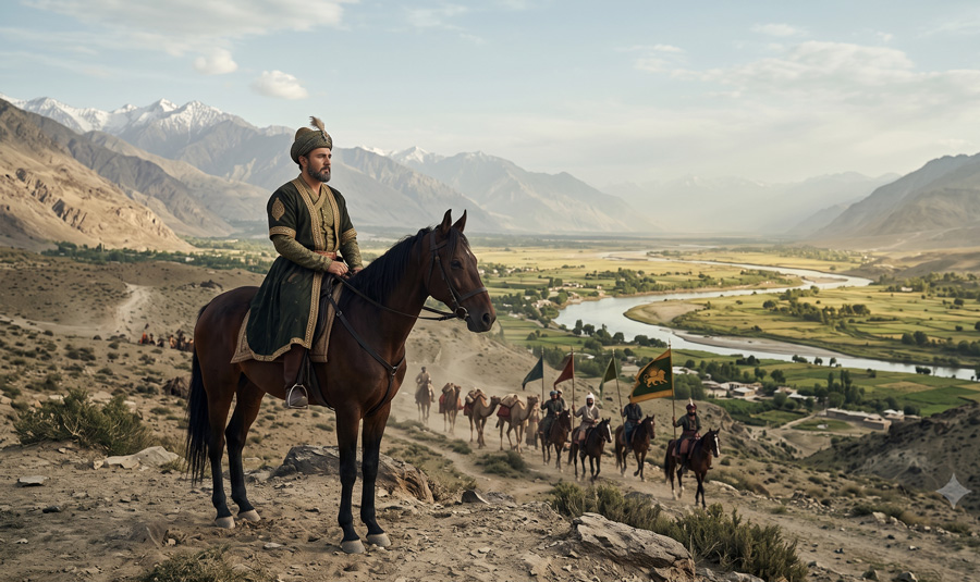 Babur: The founder of the Mughal Empire in the Indian subcontinent (Hindi Language)